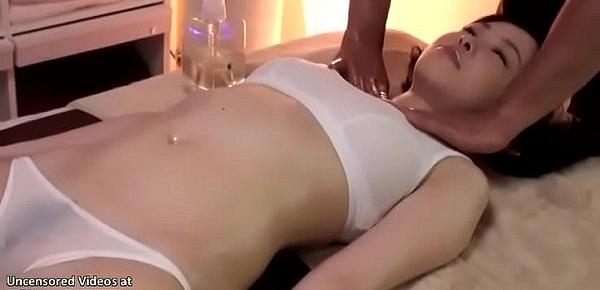  Japanese massage with adorable teen goes too far